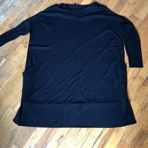 COS black long sleeve dress